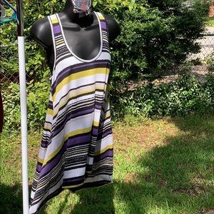 BCBG | Long Racerback Tank | size S